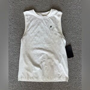 NEW NWT Fabletics The Training Day Muscle Tank Small White